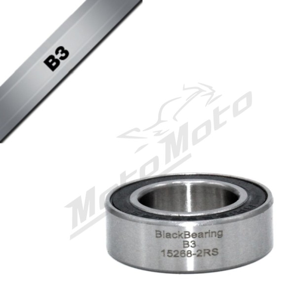 BLACK BEARING B3 Bearing 15x26x8 mm MR15268-2RS