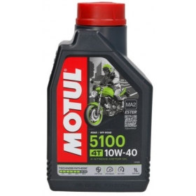 Alyva MOTUL 5100 10W40 Pusiau sintetinė - 4T - 1L