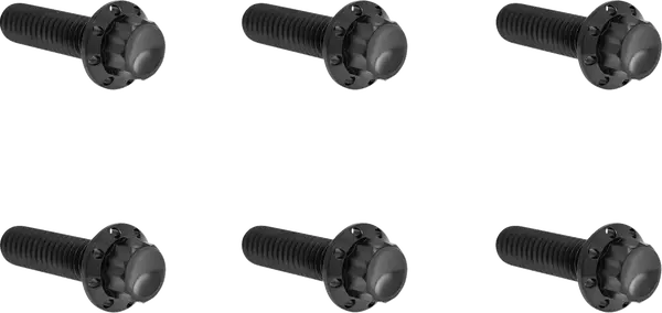ARLEN NESS Transmission Top Cover Titanium 12-Point Bolt Kit 12pcs. M8