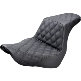 SADDLEMEN Step-Up Full Lattice Stitch Seat Harley Davidson FLSB / FXLR / FXLRS / FXLRST 1750-1923 18-25