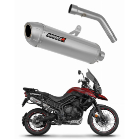Dominator Exhaust Silencer Muffler S6 + dB killer Triumph Tiger 800 XCA 18-20