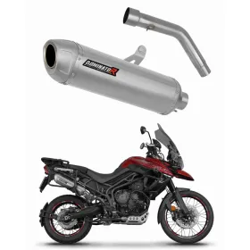 Dominator Exhaust Silencer Muffler S6 + dB killer Triumph Tiger 800 XCA 18-20