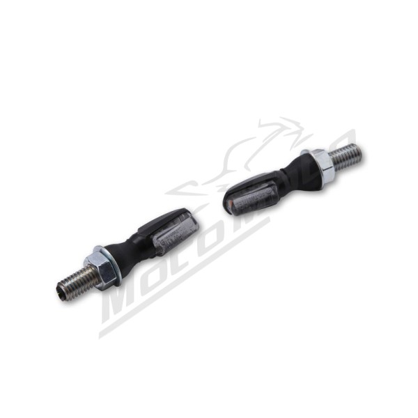 HIGHSIDER smart Spark LED TailLight/Indicator Black/Smoke 3in1 (Pair)  Aprilia / BMW / Honda / Kawasaki / KTM / Suzuki / Triumph / Yamaha 125-1300cc 77-25
