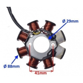 Universal stator ignition 8coils 4contact pins