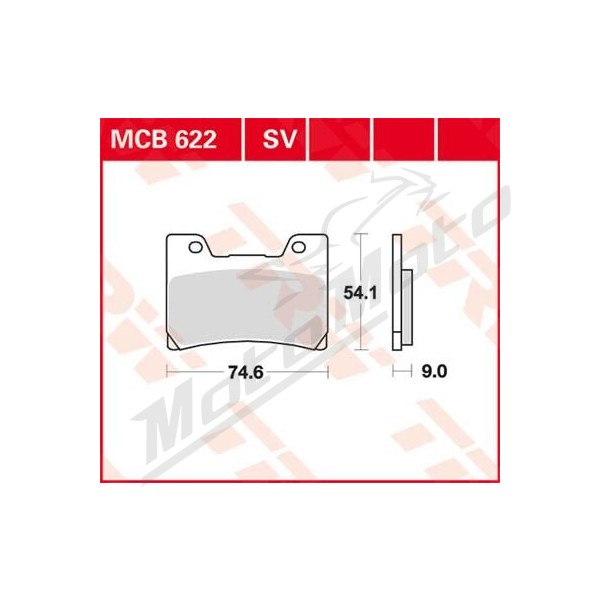 TRW SV Series Sindered Brake Pads Yamaha FZR / TDM / VMX-12 600-1200cc 89-01