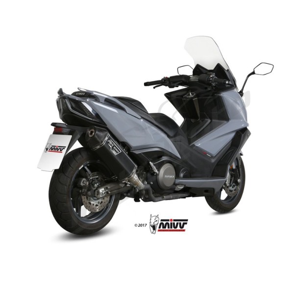 MIVV Speed Edge Black Silencer Kymco AK 550 17-20