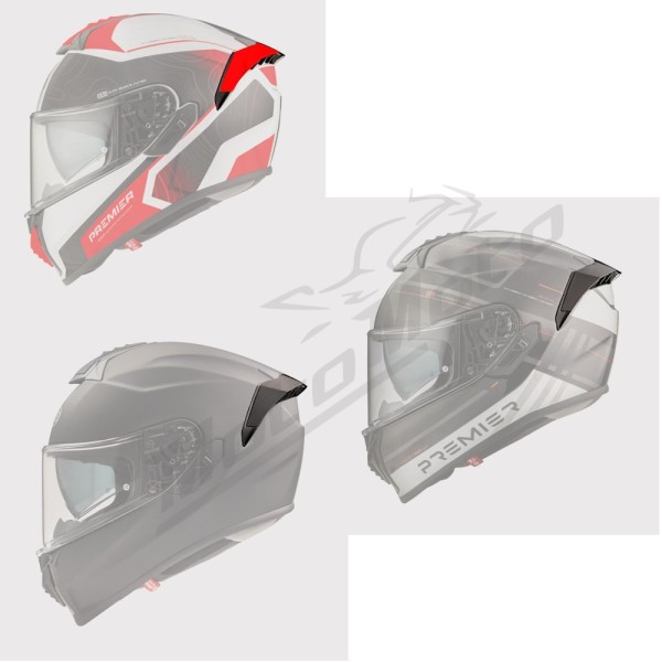 PREMIER HELMETS Evoluzione Helmet Spoiler