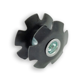 V BIKE Star Nut A-Head 1 Black