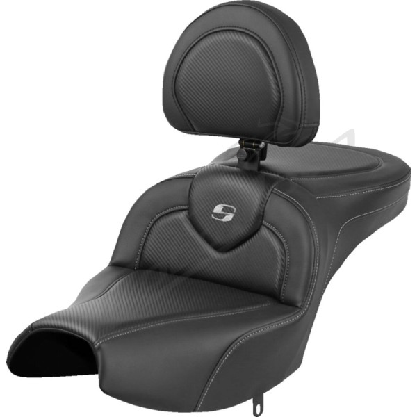 SADDLEMEN Roadsofa™ Standard Reach Seat Carbon Indian Pursuit / Roadmaster 108-116 24-25