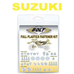 BOLT pilnas plastikinių tvirtinimo detalių rinkinys Suzuki RM-Z 250-450cc 2018-2025
