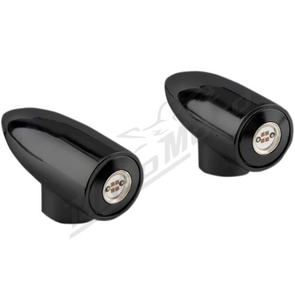 PAUL YAFFE BAGGER NATION Lightning Bullets Run/Turn LED Lights 2pc. Harley Davidson FLDE / FLFB / FLSL / FXBBS / FXBR / FXFBS / FXLR / FXLRS 1340-1868 89-24
