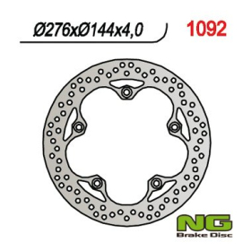 NG BRAKES Front Fixed Brake Disc 276mm Honda CB / CBF / CBR / VF 125-750cc 04-17