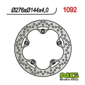 NG BRAKES Priekinis fiksuotas stabdžių diskas 276mm Honda CB / CBF / CBR / VF 125-750cc 04-17