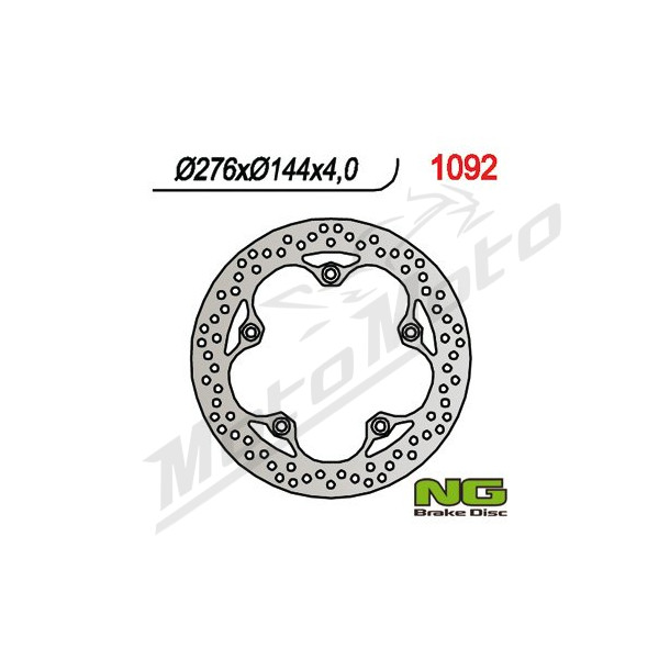 NG BRAKES Front Fixed Brake Disc 276mm Honda CB / CBF / CBR / VF 125-750cc 04-17