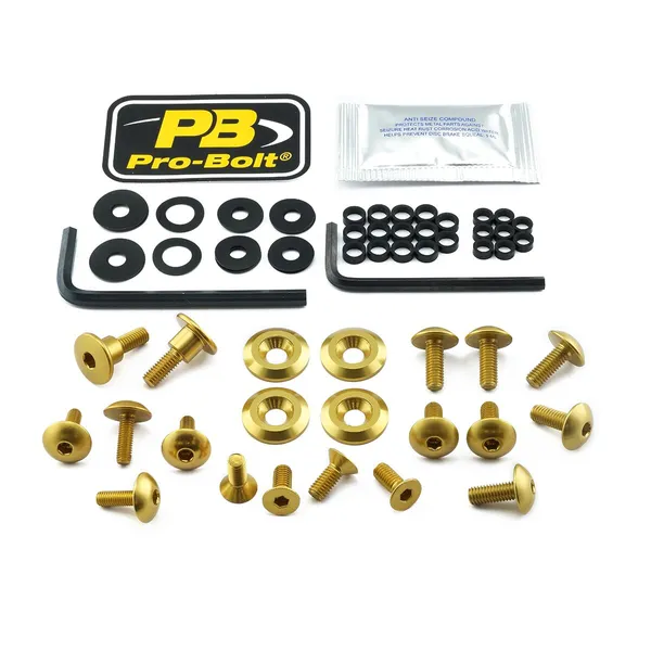 PRO BOLT Aluminium Fairing Bolt Kit for Suzuki GSX-S 1000cc 15-20