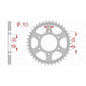 AFAM Steel Standard Rear Sprocket 520 40 teeth KAWASAKI NINJA ZX-6 RR 600 03-05