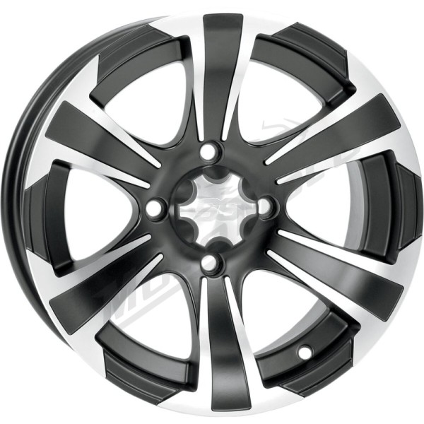 ITP SS312 Alloy Whee R14x8 4/137 5+3 12mm Black Matte