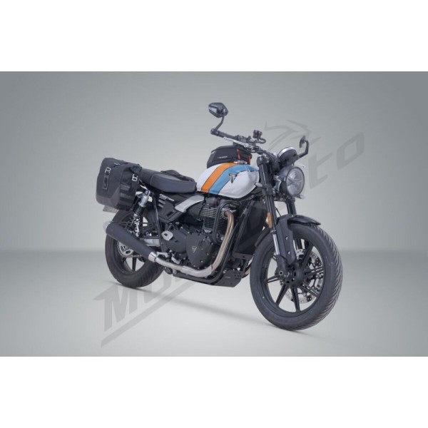 SW-MOTECH Legend Gear LC2 šoninės daiktadėžės Brown Edition Triumph Speed Twin 900 24-26
