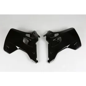 UFO Radiator Plastics Black Kawasaki KX 125-250 92-93