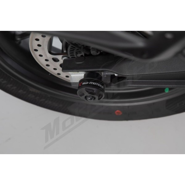 SW-MOTECH Rear Axle Slider Set Triumph Tiger 800-900 11-23