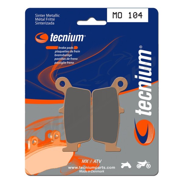 TECNIUM MX/ATV Sintered Metal Brake pads Yamaha / Honda / TM Racing / Gas Gas / Kawasaki 85/600 76-26