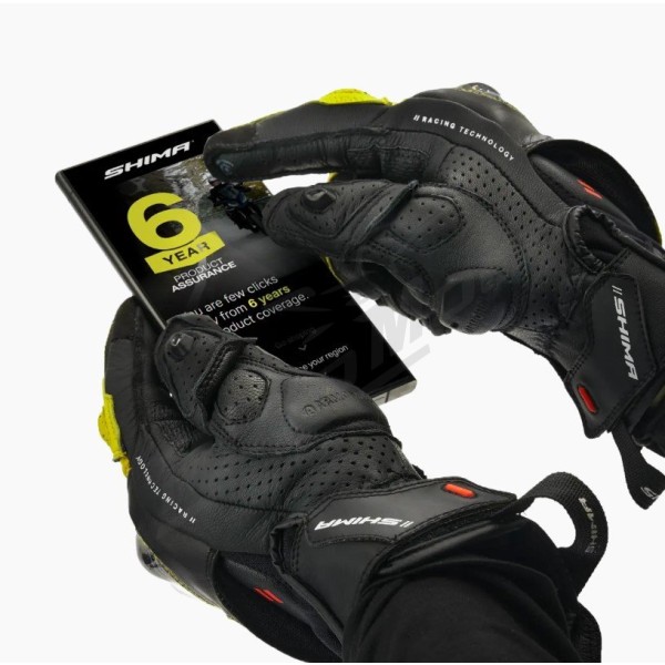 Shima XRS-3 Men Leather Gloves Black / Yellow