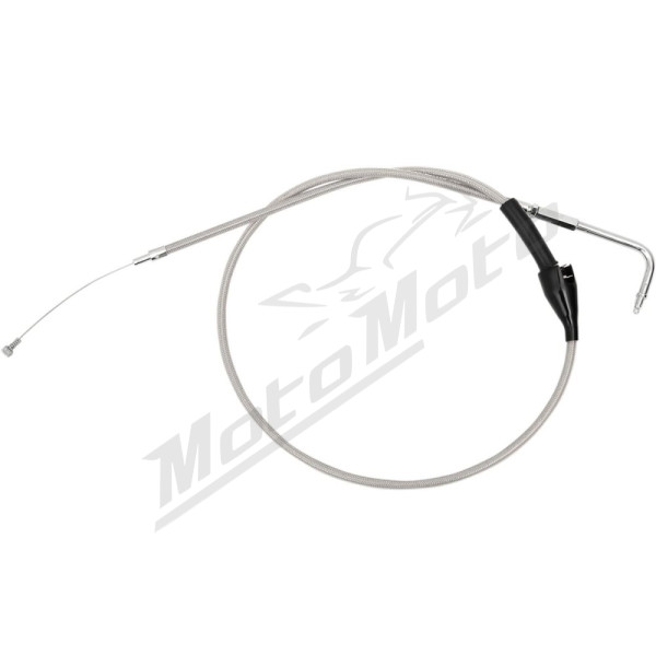 MOTION PRO Armor Coat Stainless Steel Idle Cable Harley Davidson FLHRI / FLHT / FLHTCI / FLHTI / FLTRI 1450-1584 02-07