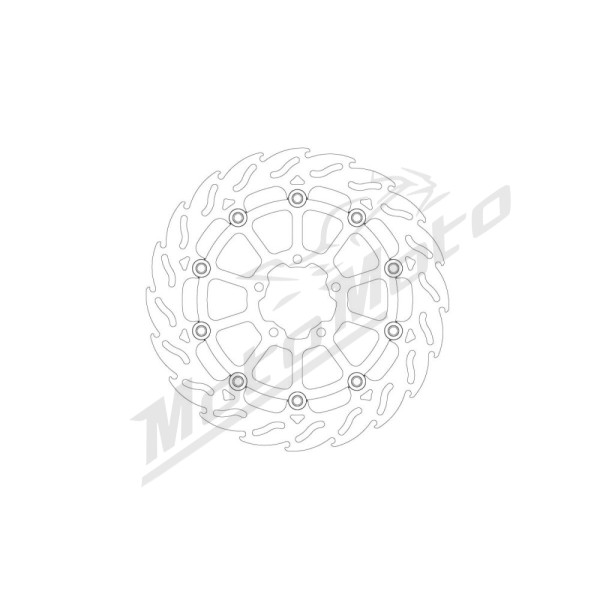 MOTO-MASTER Flame Front Floating Brake Disc KTM Duke 990 2024