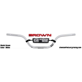 CFR Chris Brown handlebar Ghost White