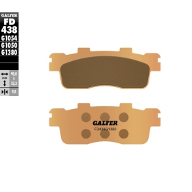 GALFER HH Sintered Brake Pads Kawasaki / Kymco 125-300cc 10-24