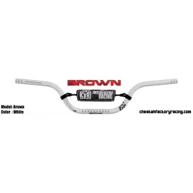 CFR Chris Brown handlebar Ghost White