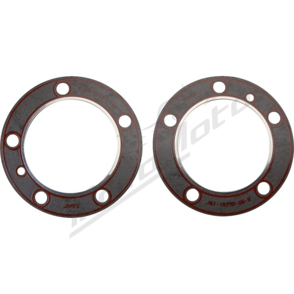 JAMES GASKET Replacement Cylinder Head and Compliance Fitting Gaskets Harley Davidson 1200-1340cc 1966-184 2pcs