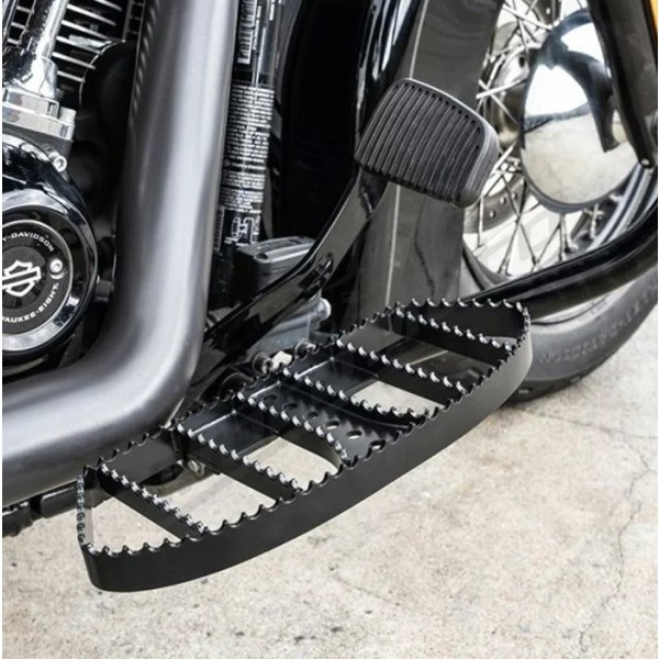BURLY BRAND MX Style Driver and Passenger Floorboards Harley Davidson 1750-1923cc 2018-2026 2pcs