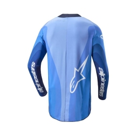 Alpinestars Jersey Techstar Pneuma Dark Navy/Light Blue