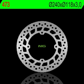 NG BRAKES 473 fiksuotas stabdžių diskas  HONDA CR / NX / XR 250-650 84-07