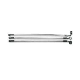 MAGNUM SHIELDING Designer Series Ø10mm Upper Brake Line Black 63.5cm 90° Harley Davidson FLTRX 1690/1750 15-17