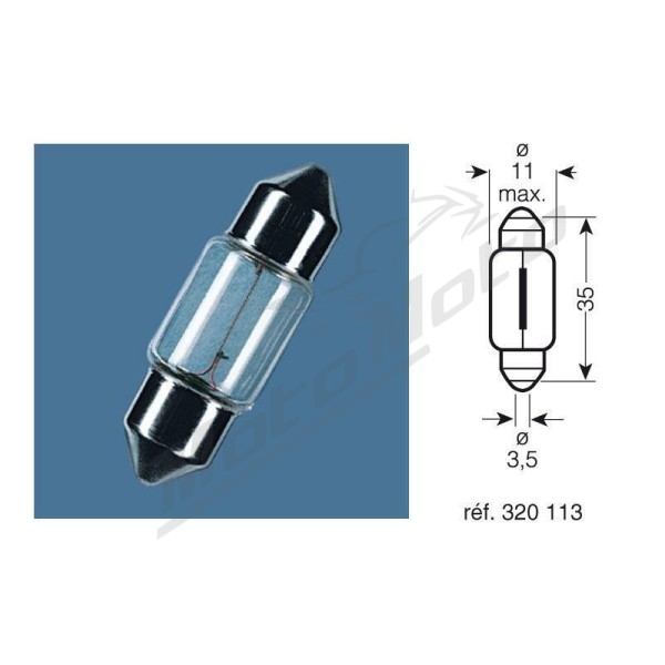 OSRAM Original Line C5W Light Bulbs 12V 5W 10pcs