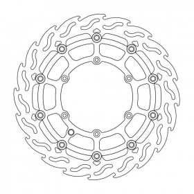 Front brake disc 112226 Moto Master Flame Floating 320 mm KTM DUKE / LC4 / SMC / SUPERMOTO 620-690cc 1994-2013