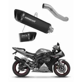 Yamaha YZF R1 1000 RN09 2002-2003 EU Approved Exhaust Silencer HP6 BLACK