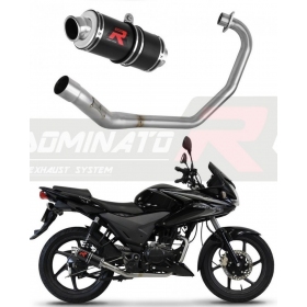 Exhaust kit Dominator GP1 BLACK HONDA CBF125 2009-2014