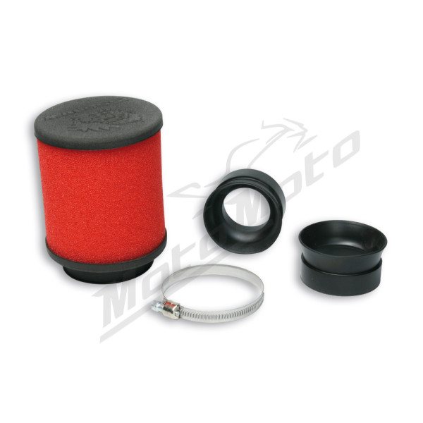Oro filtras MALOSSI E16 tiesus Ø42-50-60 Keihin PWK / Mikuni TM / Dell'Orto PHBH