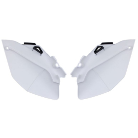 Side covers white / black CEMOTO YAMAHA YZ 250-450cc 2006-2009