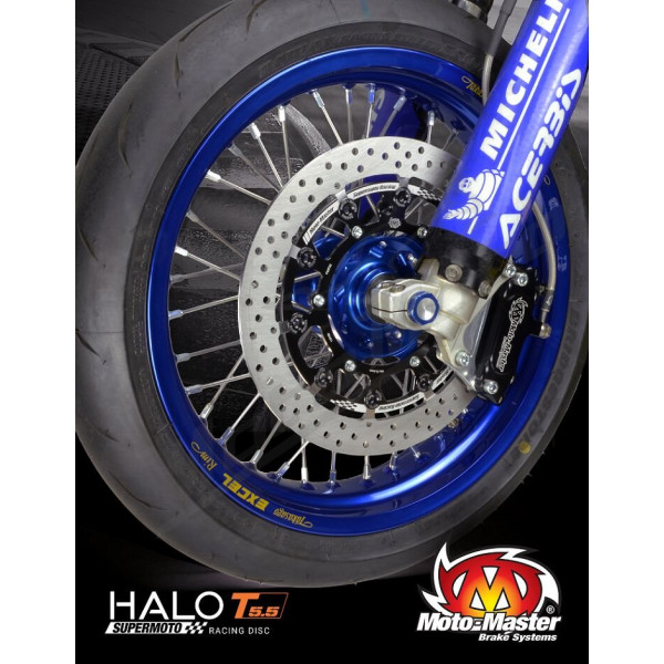 MOTO-MASTER HALO Front Floating Brake Disc Fantic / Suzuki / Yamaha / Kawasaki 125/450 89-26