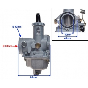 Carburetor (screwed on) ATV / CROSS / SHINERAY /XY250ST-4B/ STXE/ 250cc 4T