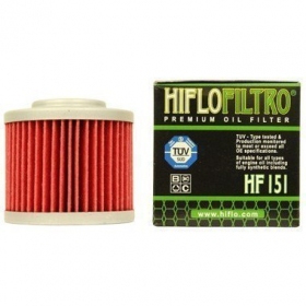 Tepalo filtras HIFLO HF151 APRILIA/ BIMOTA/ BMW/ BOMBARDIER/ JAWA/ MUZ 125-650cc 1978-2016