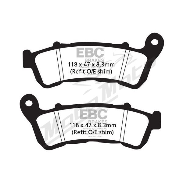 EBC EPFA Series Extreme Pro Sindered Brake Pads HONDA CB / CBR / NC / NSA / ST / VFR / VT 250-1300cc 04-20