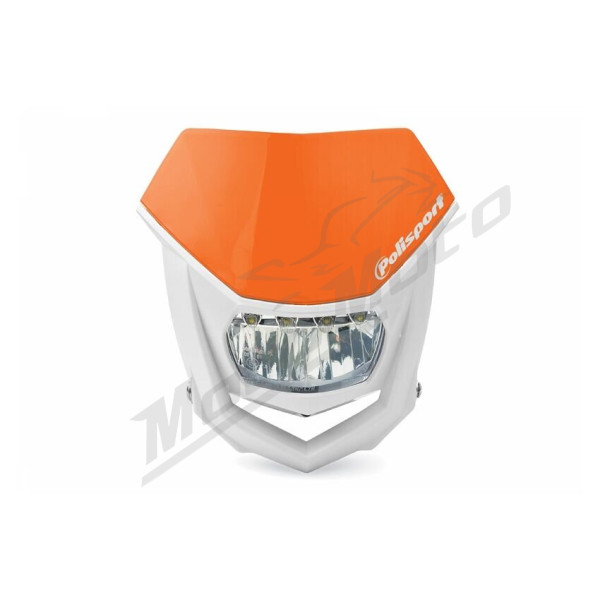 POLISPORT Halo Universal Headlight Orange  / White 22w