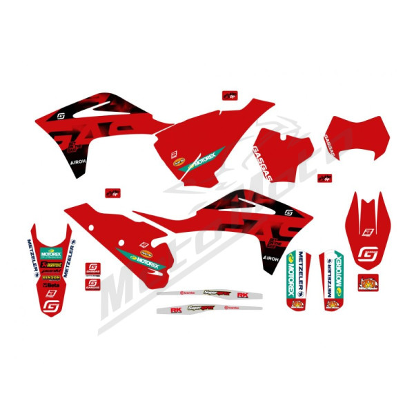 BLACKBIRD RACING Grafikų komplektas Gas Gas EC / MC 125-450cc 21-23