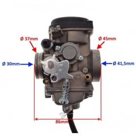 Karbiuratorius (įmaunamas) ATV / CROSS / BASHAN  / BS250S-5 / 250cc 4T