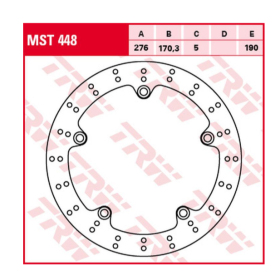 TRW Rear Brake Disc Honda VFR 1200F/X 10->